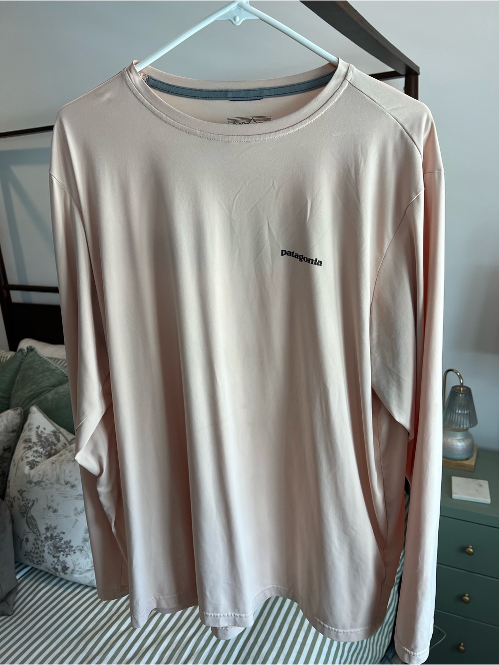 Patagonia Men’s Long-Sleeve Performance Shirt — Light Orange